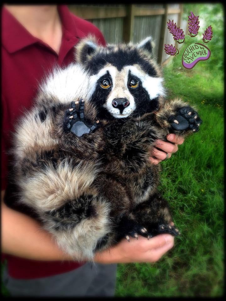 Recycled clothing raccoon Noni