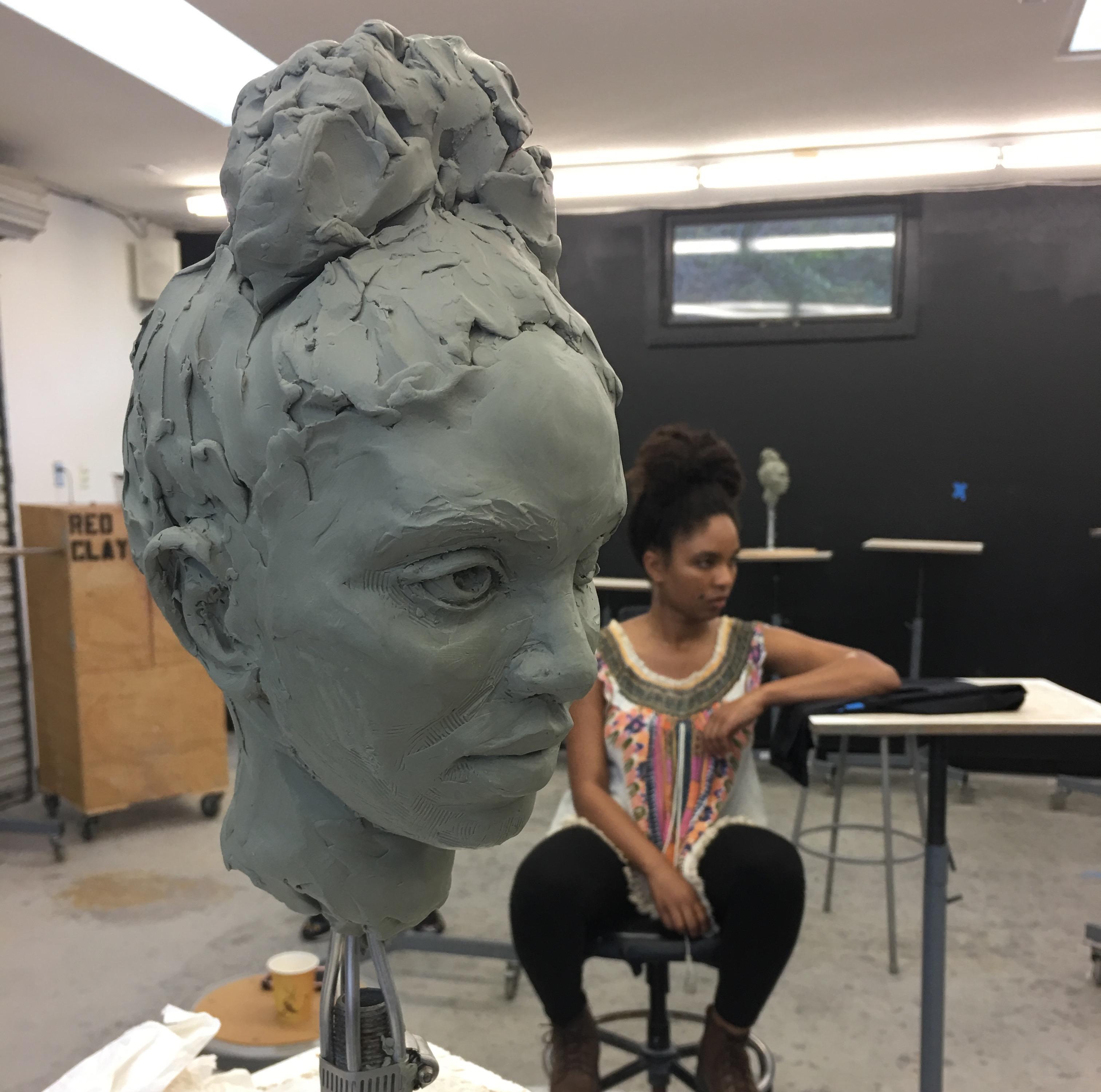 Portrait Sculpting with Suzanne Head at Whidbey Island Fine Art Studio